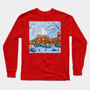 Radcliffe Camera, Oxford in the Snow Long Sleeve T-Shirt